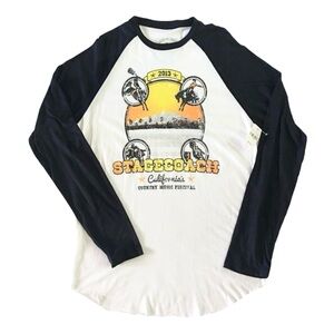 Stagecoach Country Music Festival Men’s Raglan T-Shirt XL Western Cowboy Rodeo
